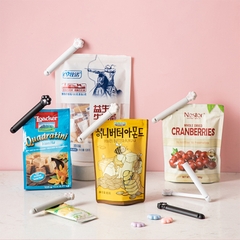 Nẹp Túi Đựng Thực Phẩm Kẹp Niêm Phong Gói Snack chống mốc ẩm Hình Chân Mèo bộ 6 cái