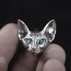Bông Tai Độc Lạ Hình Mèo Ai Cập Sphynx  Bằng Đồng - Phong Cách Thời Trang Cá Tính