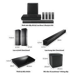 Bộ Loa Bose Lifestyle 650 (Dàn âm thanh 5.1) Bluetooth, Wifi, Airplay 2