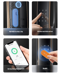 Khoá vân tay thông minh Xiaomi Lockin S50F Face ID bản quốc tế