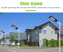 Đèn năng lượng mặt trời liền thể 400W ( Made in VietNam)