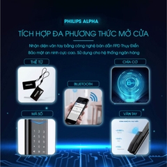 Khóa cửa vân tay Philips Alpha