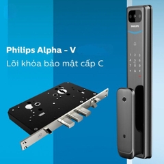 Khóa cửa vân tay Philips Alpha V – Tích hợp chuông hình, Wifi