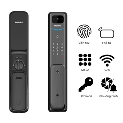 Khóa cửa vân tay Philips Alpha V – Tích hợp chuông hình, Wifi
