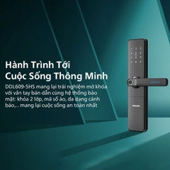 Khóa cửa vân tay Philips DDL609