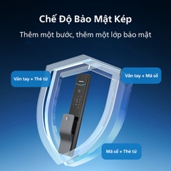 Khóa cửa vân tay Philips DDL801-5HBS – Kết nối Wifi