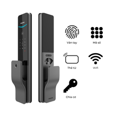 Khóa cửa vân tay Philips DDL801-5HBS – Kết nối Wifi