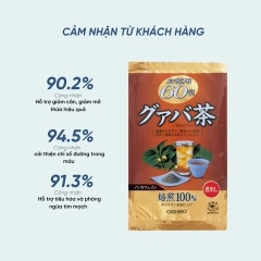 Trà ổi giảm cân Orihiro Nhật Bản(60 gói)