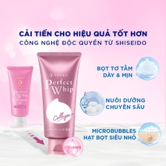 Sữa rửa mặt SenKa Hồng Collagen Nhật 120g-  hàng xách tay