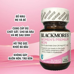 Sắt Cho Bà bầu Blackmores Pregnancy 30 Viên (Xách Tay Úc)