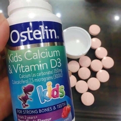 Kẹo Canxi khủng long Ostelin vị dâu cho bé từ 2 tuổi 90 viên