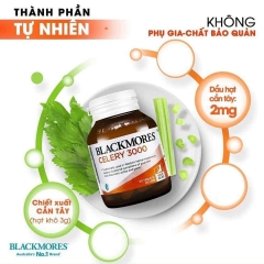 BLACKMORES CELERY 3000MG - HỖ TRỢ ĐIỀU TRỊ GOUT, CHAI 50 VIÊN