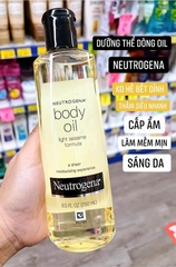 Dầu Dưỡng Thể Căng Bóng, Cấp Ẩm Giúp Da Mềm Mại Neutrogena Body Oil Light- 250ml- Úc