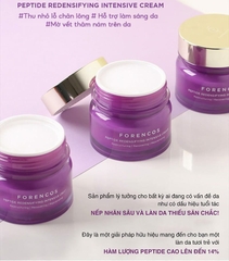 Kem Dưỡng Hỗ Trợ Trắng Da Ban Đêm Forencos Peptide Redensifying Intensive Cream