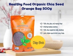 HẠT CHIA NỘI ĐỊA ÚC - Healthy Food & Nuts Organic Chia Seeds 500g Màu Cam