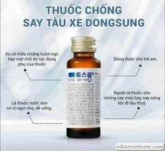 Chai uống Chống Say Tàu Xe DongSung Korea – 30ml/ chai