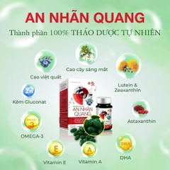 An Nhãn Quang - Viên Uống Hỗ Trợ Giảm Tổn Thương & Nâng Cao Sức Khoẻ Thị Lực 30 viên