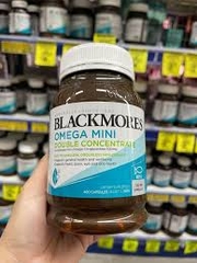 Dầu cá không mùi  Blackmores Fish Oil Mini Caps Úc 400 viên