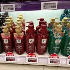CẶP DẦU GỘI-XẢ RYO THẢO DƯỢC CUNG ĐÌNH HÀN QUỐC- MÀU XANH CHO TÓC DẦU