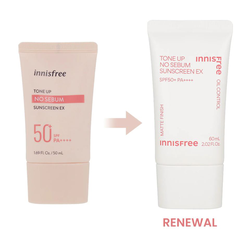 Kem Chống Nắng Innisfree Tone Up No Sebum Sunscreen EX Nâng Tone Kiềm Dầu mẫu 2024