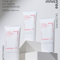 Kem Chống Nắng Innisfree Tone Up No Sebum Sunscreen EX Nâng Tone Kiềm Dầu mẫu 2024