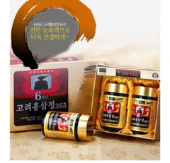 Cao hồng sâm 365 Hàn Quốc 6 năm tuổi 240g hộp 4 lọ