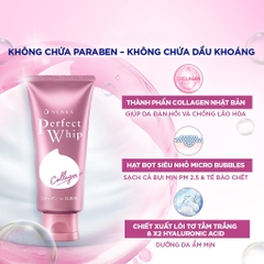 Sữa rửa mặt SenKa Hồng Collagen Nhật 120g-  hàng xách tay