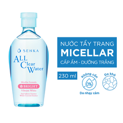 Nước Tẩy trang Senka HỒNG trắng sáng ( bản nội địa xách tay Nhật)