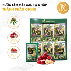 Nước Mát Gan Hàn Quốc Taewoong Food , Bổ Gan Hovenia Hộp 30 Gói 70ml/gói - Wangji