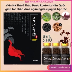 Viên uống Hà Thủ Ô Rootonix Hàn Quốc giúp giảm rụng tóc, bạc tóc_Hộp 3 lọ
