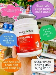Viên uống bổ sung vitamin E Healthy Care 500IU 200 viên