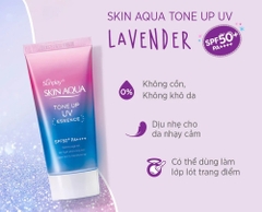 Kem chống nắng Skin Aqua Tone Up UV Essence SPF 50 Nhật Bản( hàng xách tay)
