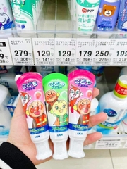 Kem đánh răng trẻ em Lion Nhật Bản nuốt được tuýp 40g- Vị Dưa Gang