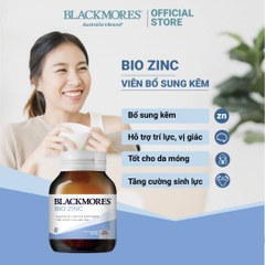 Viên bổ sung kẽm Blackmores- Úc (168 viên) hỗ trợ cân bằng nội tiết, trị mụn, lành vết thương
