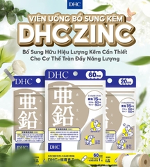Viên uống bổ sung kẽm DHC 60 viên chính hãng Nhật Bản- Hàng xách tay