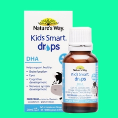 Nature's Way Kids Smart Drops DHA cho trẻ sơ sinh và nhỏ hỗ trợ phát triển não bộ, thị lực