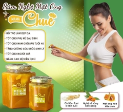 Sâm nghệ mật ong Mamachua Hàn Quốc Mờ Nám, Trắng Da, Hỗ Trị Mụn Nội Tiết