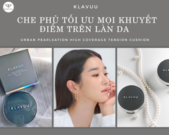 Phấn Nước Cushion Klavuu Xám Tone 21 Urban Pearlsation High Coverage Tension Cushion SPF50+/PA+++ 15g