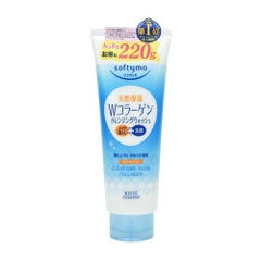 Sữa rửa mặt Kose Softymo Collagen 220g cho da khô, da thường- Bản Nội Địa xách tay