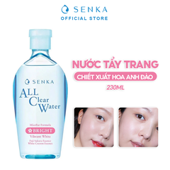 Nước Tẩy trang Senka HỒNG trắng sáng ( bản nội địa xách tay Nhật)