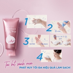 Sữa rửa mặt SenKa Hồng Collagen Nhật 120g-  hàng xách tay