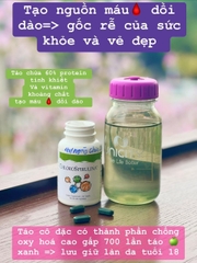 Tảo xoắn cô đặc Unicity CHLOROSPIRULINA (60v)- nguyên liệu cung cấp nguồn máu đồi dào