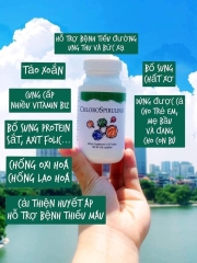 Tảo xoắn cô đặc Unicity CHLOROSPIRULINA (60v)- nguyên liệu cung cấp nguồn máu đồi dào