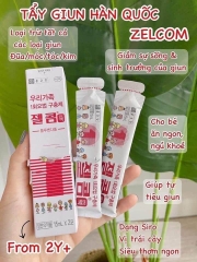 Siro tẩy giun Zelcom Hàn Quốc cho trẻ từ 2 tuổi và người  lớn