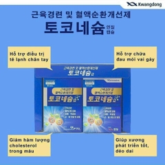 Viên Uống Lưu Thông Máu Chống Tê Bì Tay Chân Kwangdong Hàn Quốc 120 viên