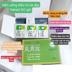 Thuốc Hỗ Trợ Điều Trị Đau Dạ Dày Hansol Hàn Quốc (60 Gói X 3 Viên)