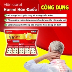 Viên Uống Bổ Sung Canxi Forte Hanmi Hàn Quốc Hộp Màu Đỏ 120 viên x 400mg