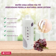 Nước hoa hồng tía tô Dokudami Perilla Natural Skin Lotion 500ml