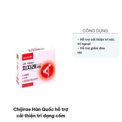 Viên uống hỗ trợ cải thiện tình trạng Trĩ giảm đau búi trĩ Chijirae Hàn Quốc dạng viên cốm