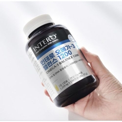 Viên uống Omega3 cao cấp Intero Omega-3 Balance 1200- 180 viên kèm Vitamin D